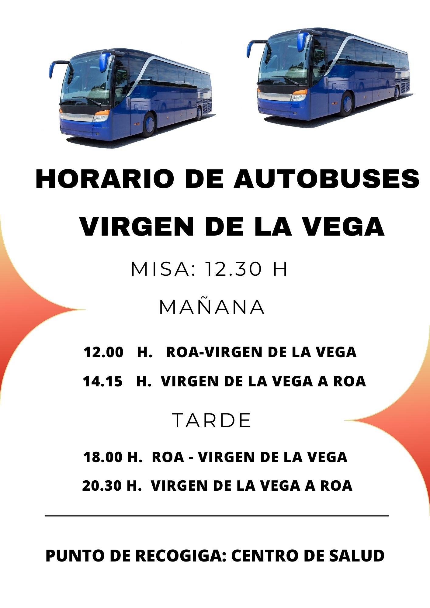 horario autobuses Virgen de la Vega