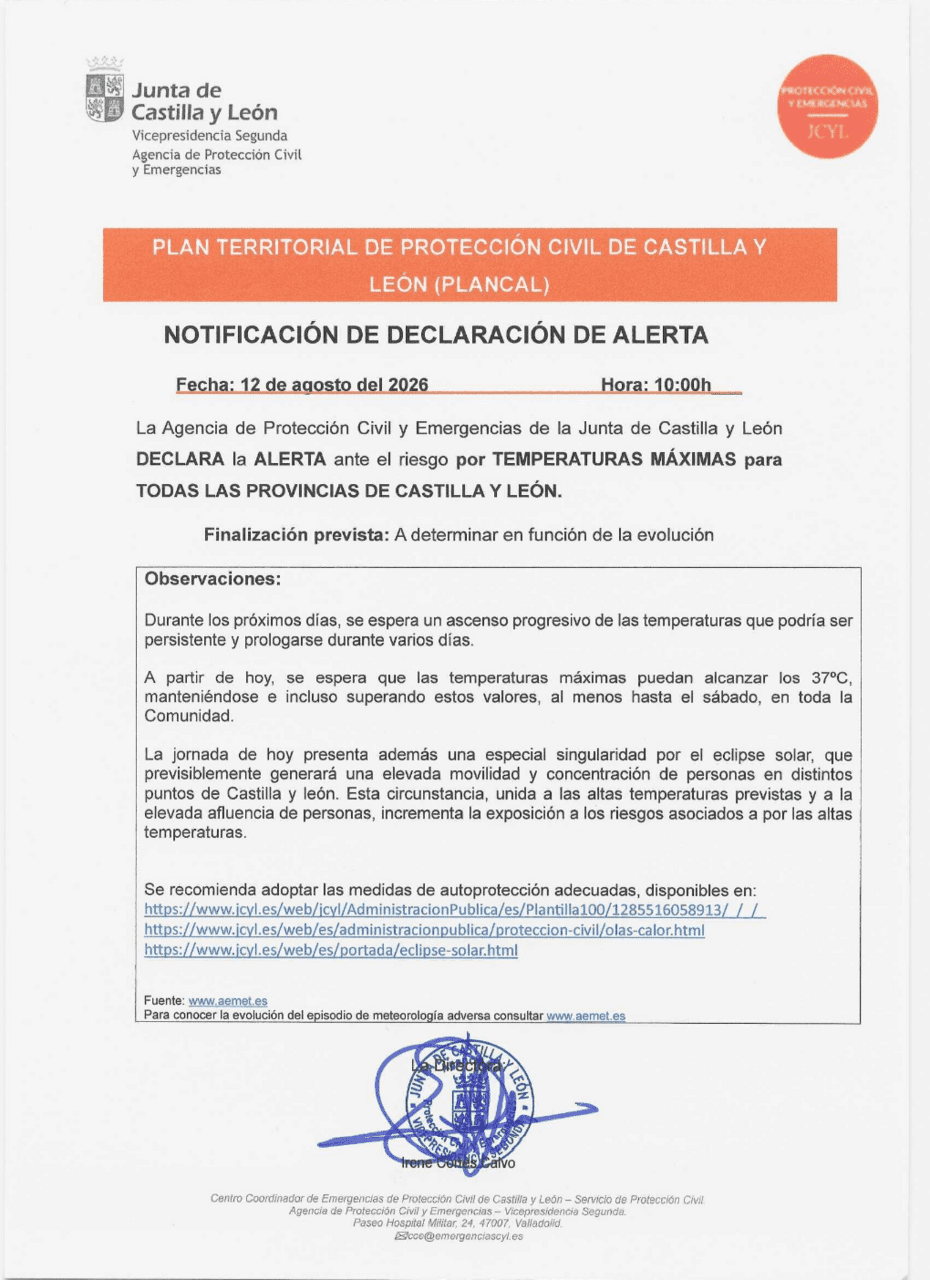 ALERTA METEOROLÓGICA 