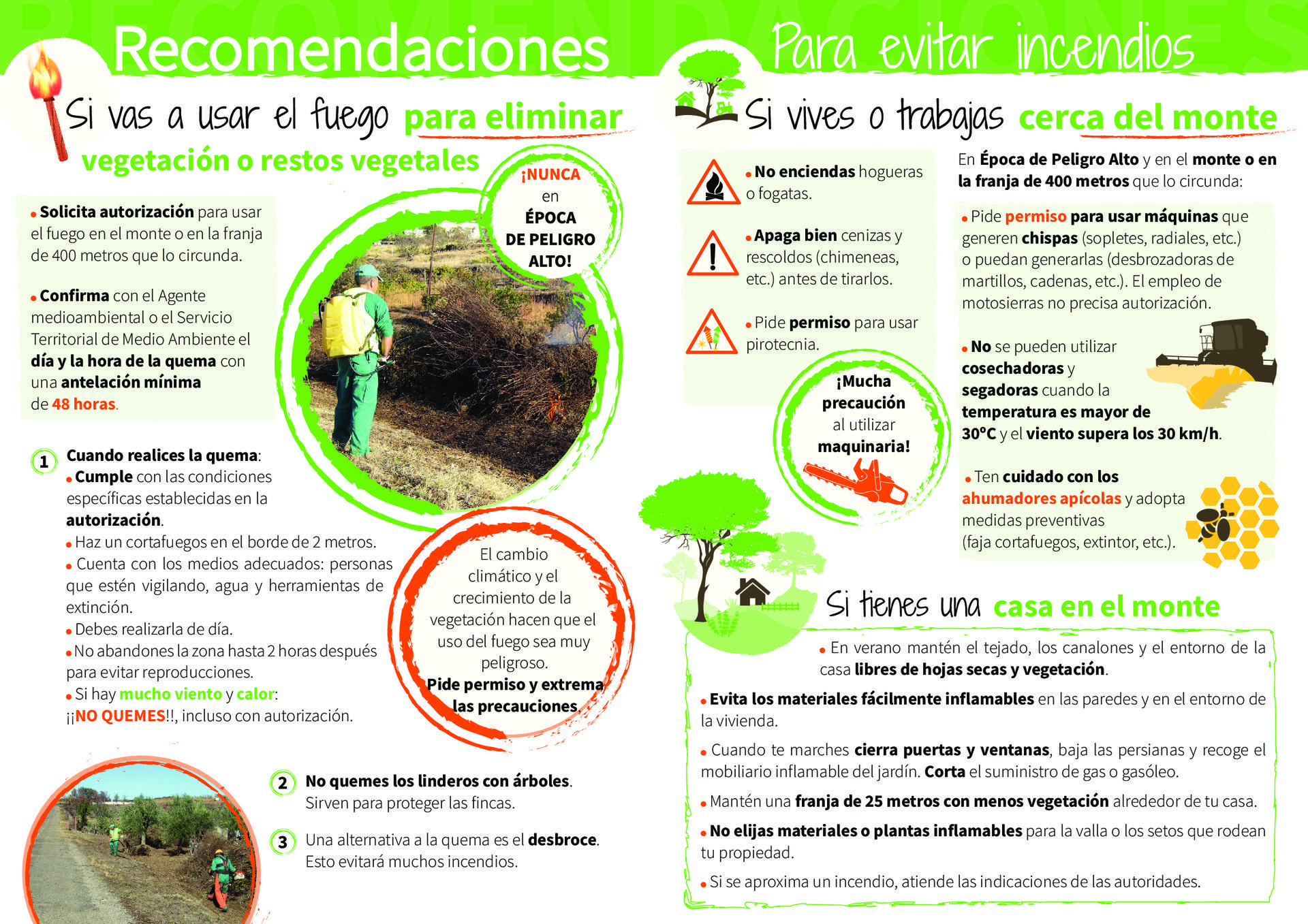 Buenas Prácticas para Evitar Incendios Forestales
