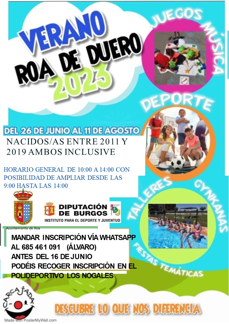 Cartel Colonias Verano