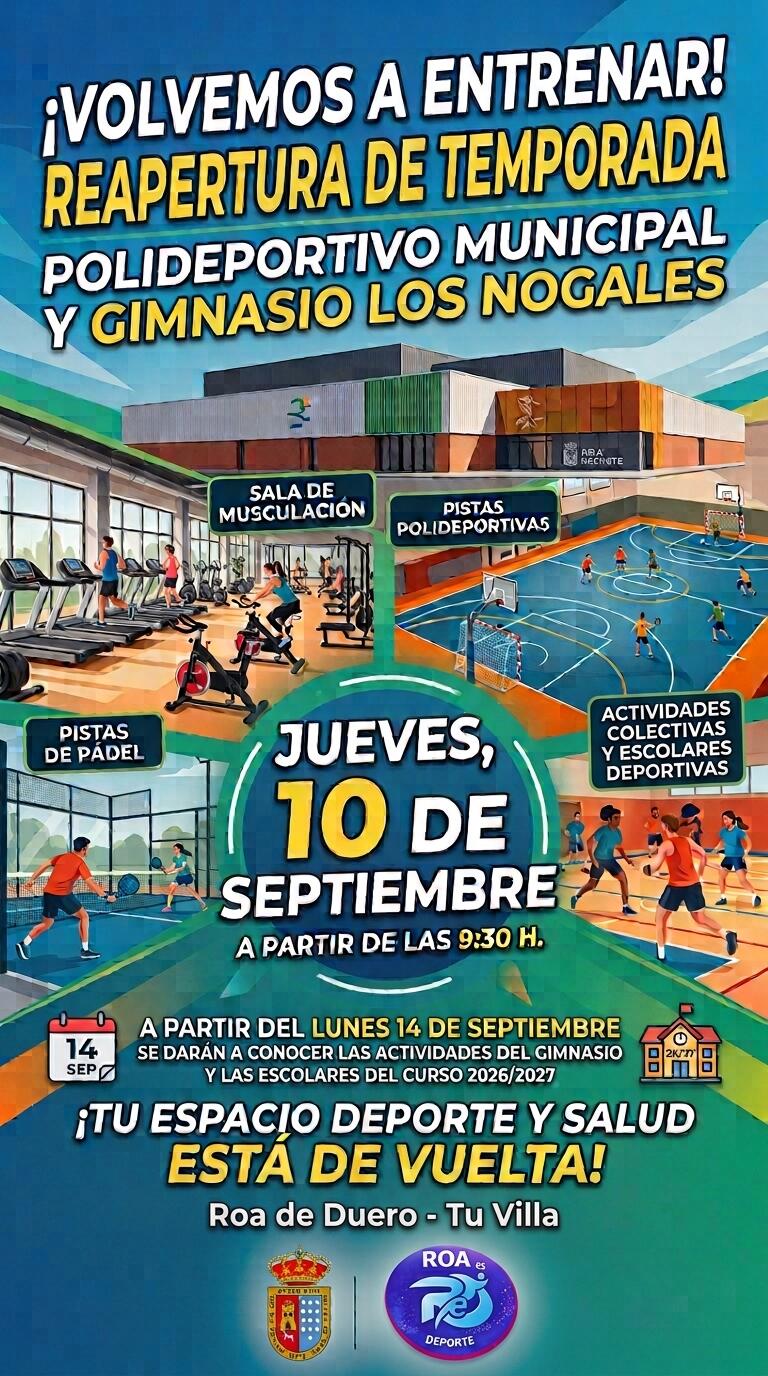 Apertura Gimnasio Y Polideportivo Municipal Los Nogales